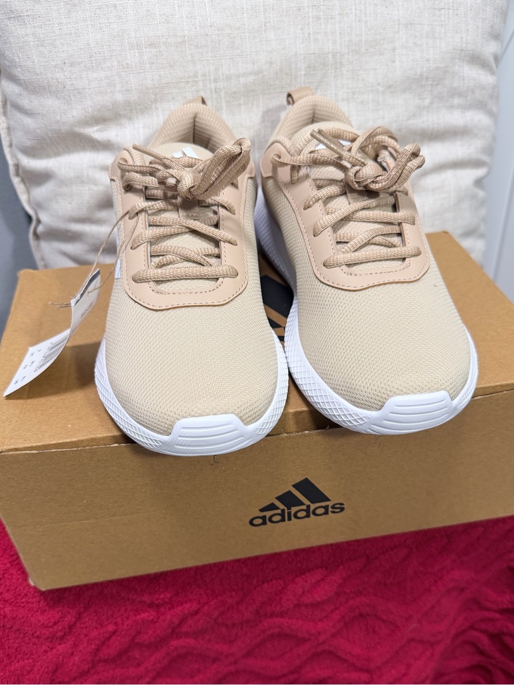 Adidas ladies Beige Lightweight Sneakers